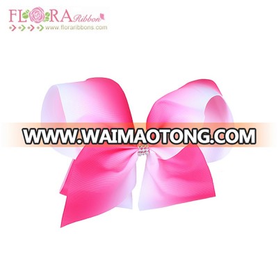 New styles school girl rainbow hair bows