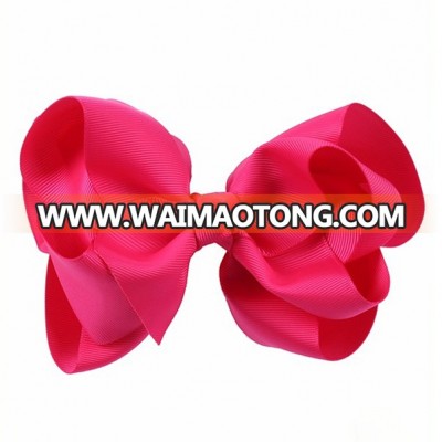 Superior quality wholesale 6 inch christmas hair bows with clips